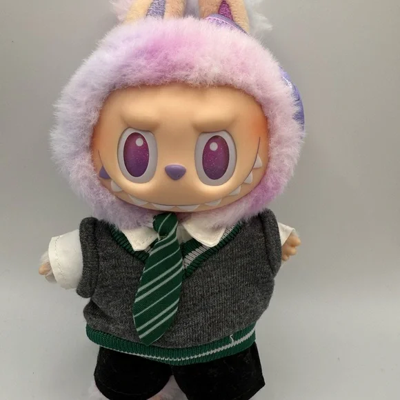 Harry Potter Slytherin clothes for Labubu (Doll not included) - Picture 3 of 6